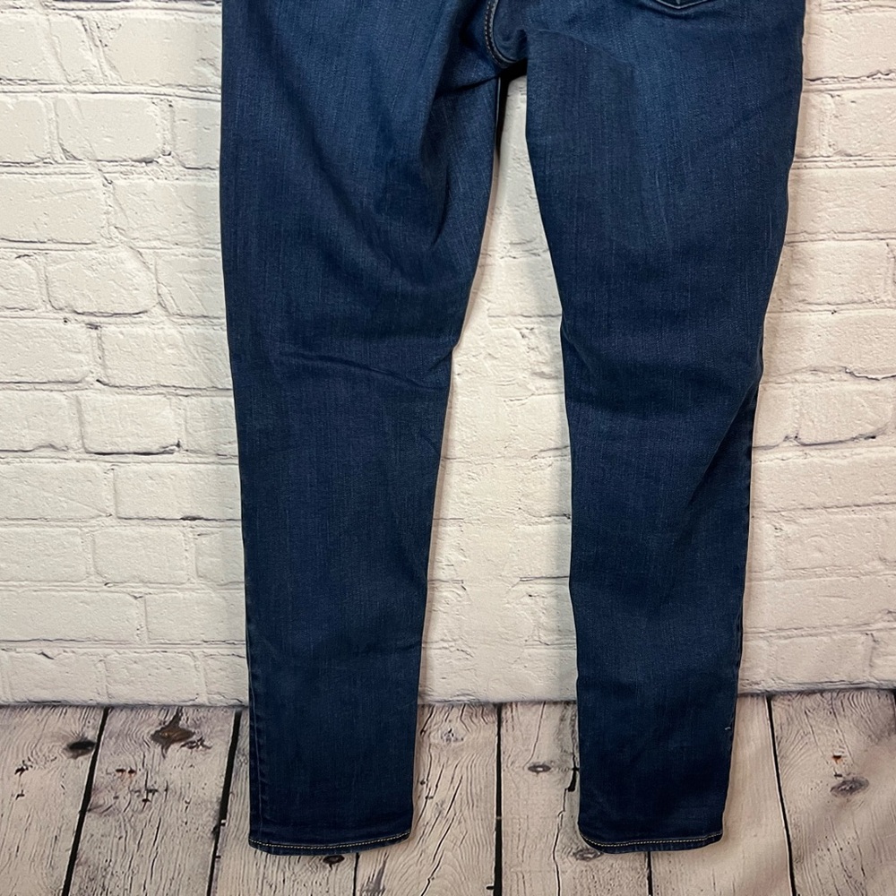 Rock & Republic Berlin Skinny Blue Dark Wash Stretch Denim Jeans Mid Rise SZ 6 - Picture 6 of 9
